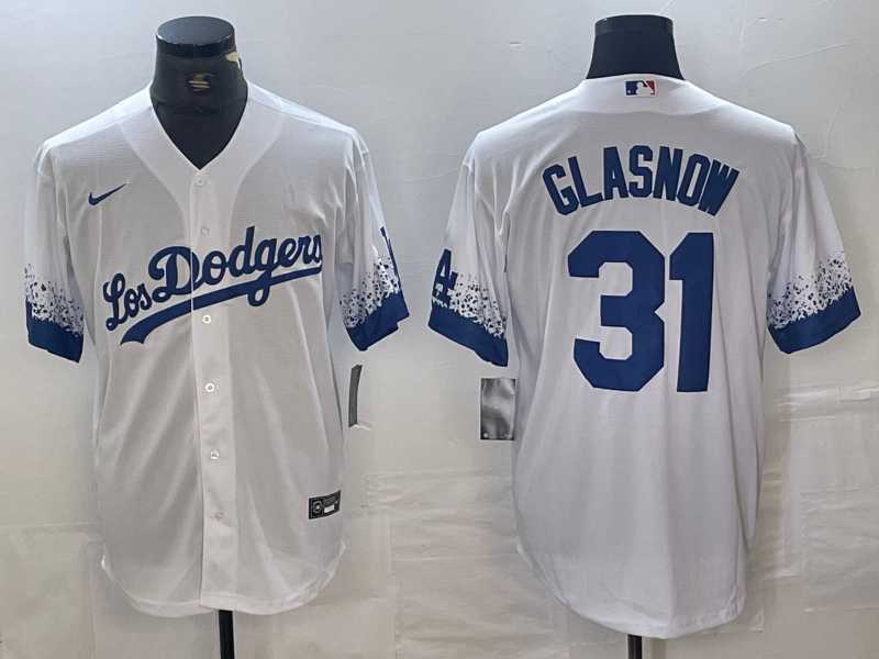 Men's Los Angeles Dodgers #31 Tyler Glasnow White 2021 City Connect Cool Base Stitched Jersey,We sell and wholesale Men's Los Angeles Dodgers #31 Tyler Glasnow White 2021 City Connect Cool Base Stitched Jersey on line form chian!
